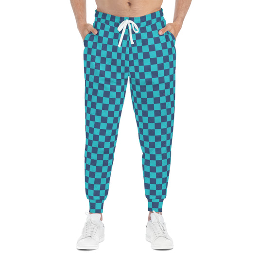 Blue Checkmate Joggers [Unisex]