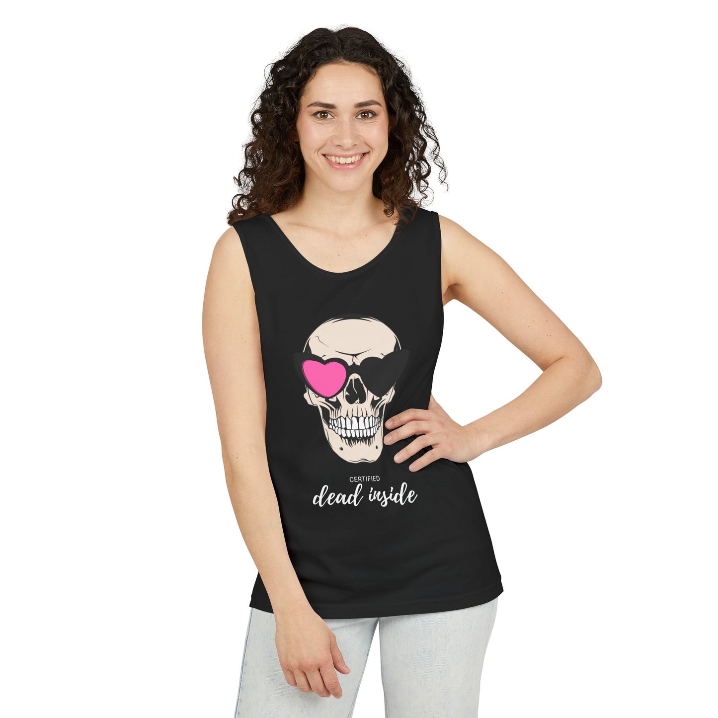 Dead Inside Skull Tank Top [Unisex]
