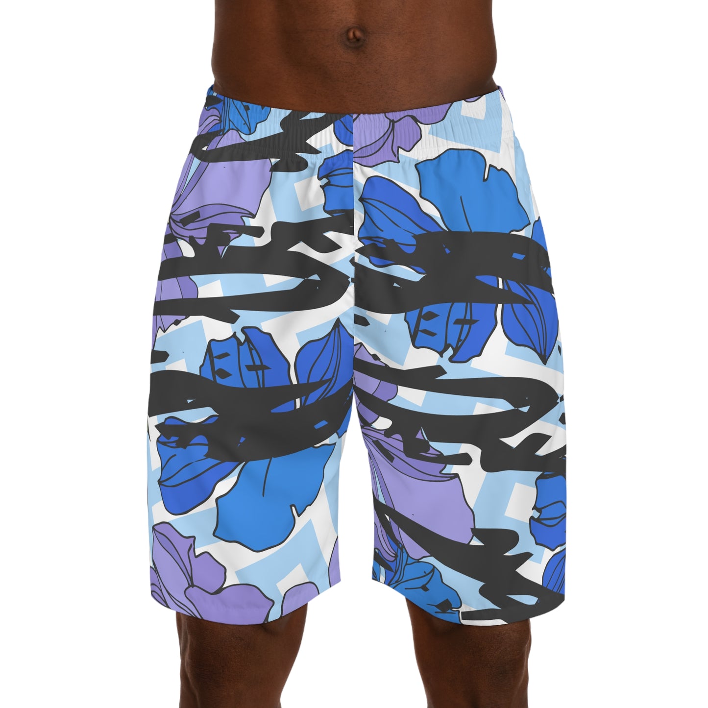 Floral Chaos Jogger Shorts